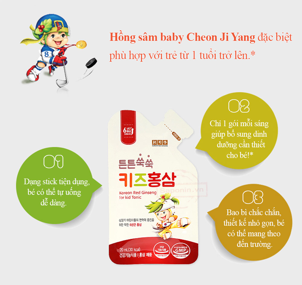 Bán nước hồng sâm baby hàn quốc