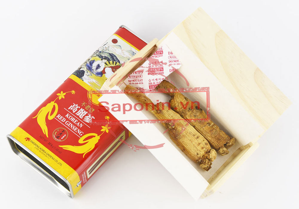 Sâm khô hộp thiếc 75gr