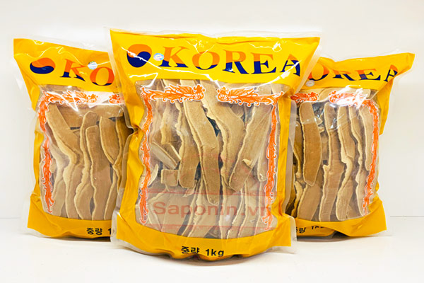 Nấm Linh chi đỏ Hàn Quốc túi 1kg thái lát