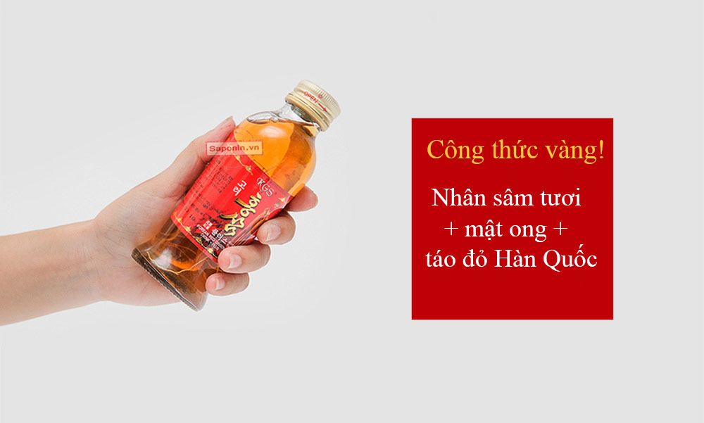 Nước hồng sâm nguyên củ Hàn Quốc