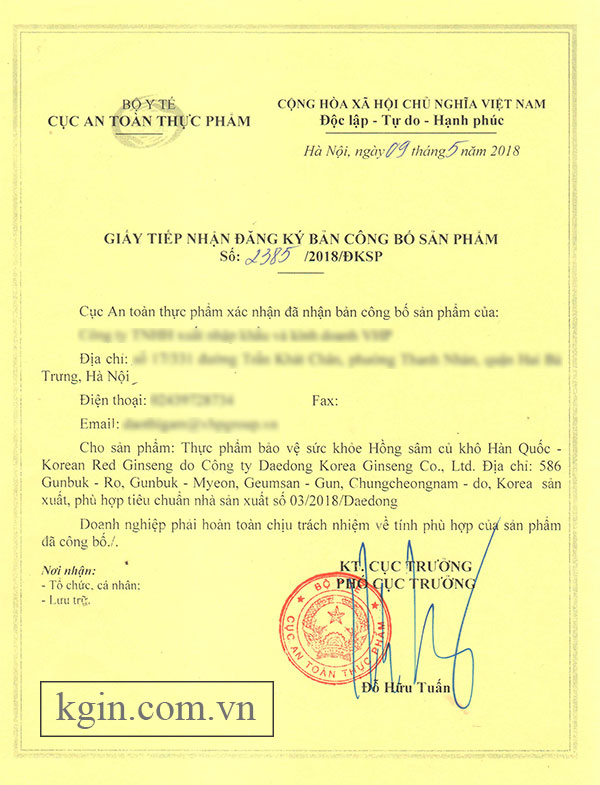 hồng sâm khô nhập khẩu chính hãng